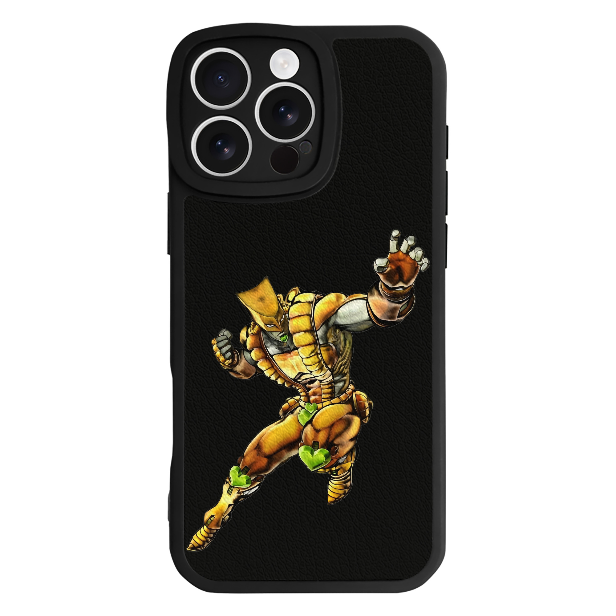 （画像用） ジョジョの奇妙な冒険 ディオ?ブランドー JoJo's Bizarre Adventure Dio Brando 【iPhone 16シリーズ対応】シリコンスマホケース（レザー調） 材質：シリコン